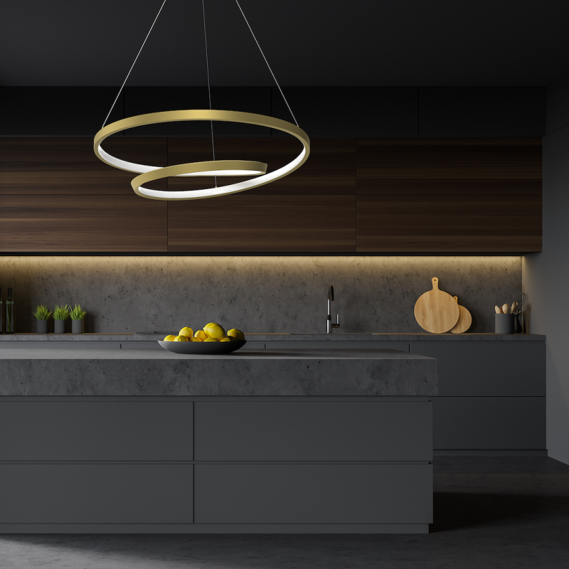Lampa wisząca LUCERO GOLD 48W LED Lampa wisząca LUCERO GOLD 48W LED