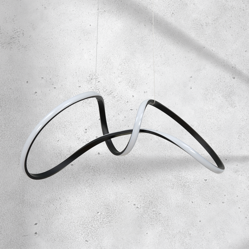 TESORO BLACK 48W LED pendant lamp TESORO BLACK 48W LED pendant lamp