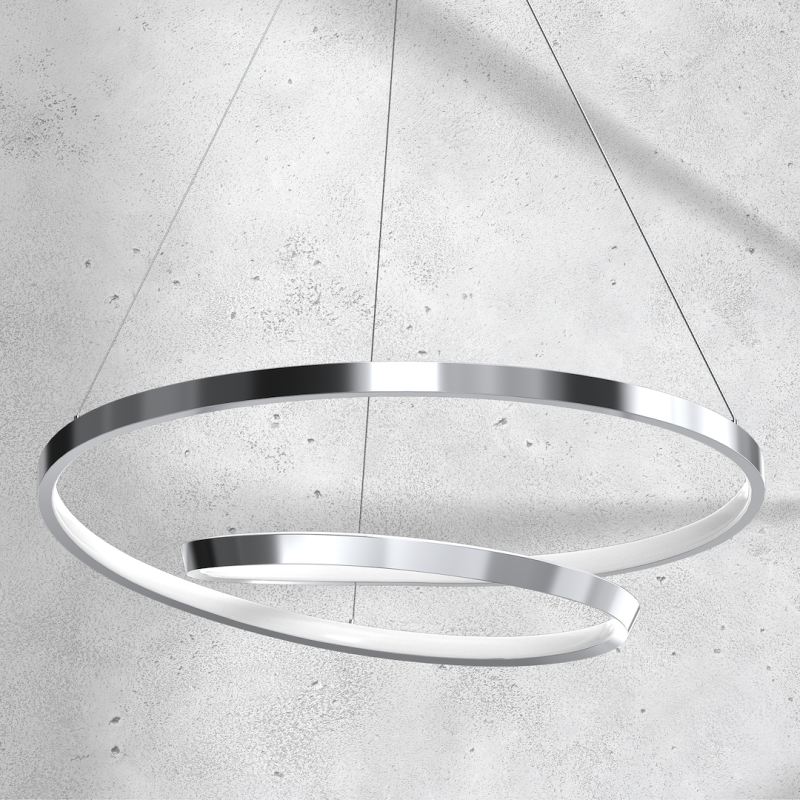 LUCERO CHROME 48W LED pendant lamp LUCERO CHROME 48W LED pendant lamp