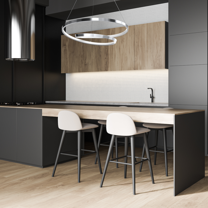 LUCERO CHROME 48W LED pendant lamp LUCERO CHROME 48W LED pendant lamp