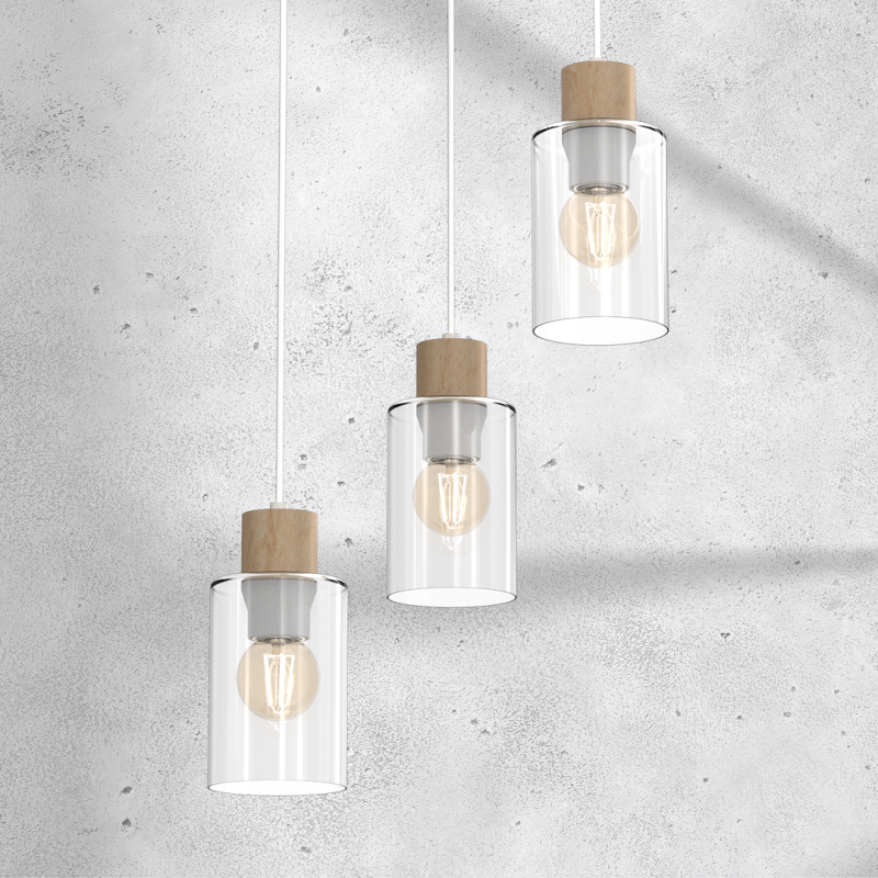 MADERA pendant lamp 3xE27 MADERA pendant lamp 3xE27