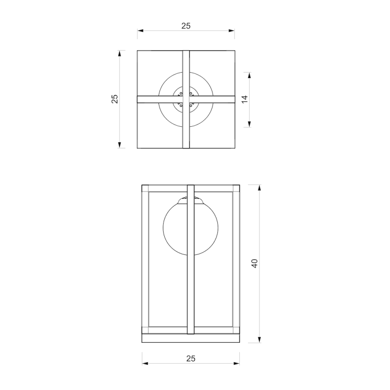 Lampa stołowa DIEGO 1xE14 Lampa stołowa DIEGO 1xE14