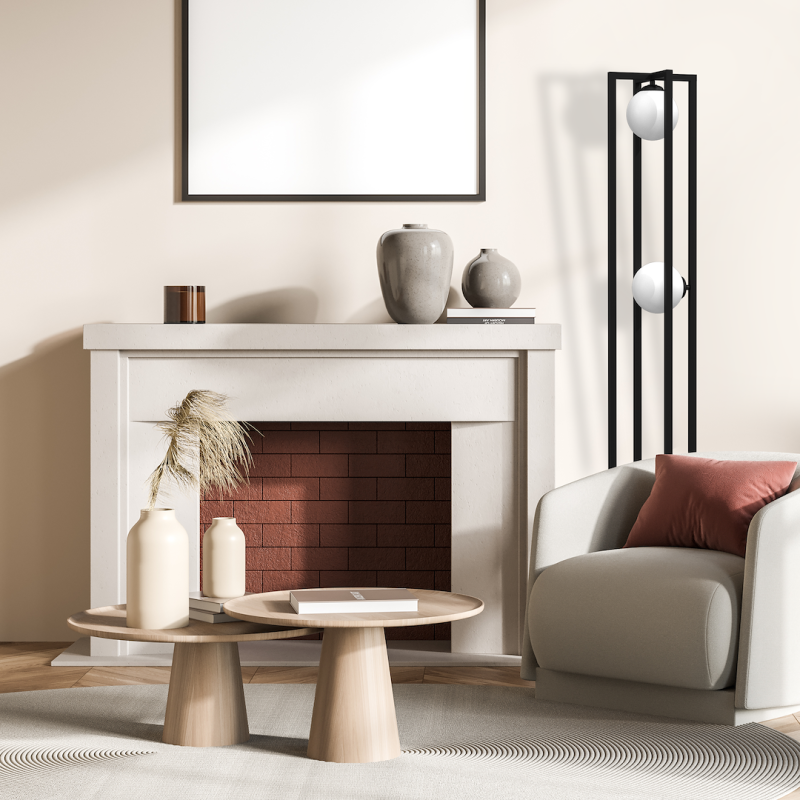 Lampa podłogowa DIEGO 2xE14 Lampa podłogowa DIEGO 2xE14