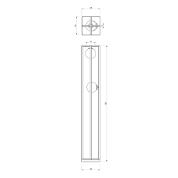 Lampa podłogowa DIEGO 2xE14 Lampa podłogowa DIEGO 2xE14