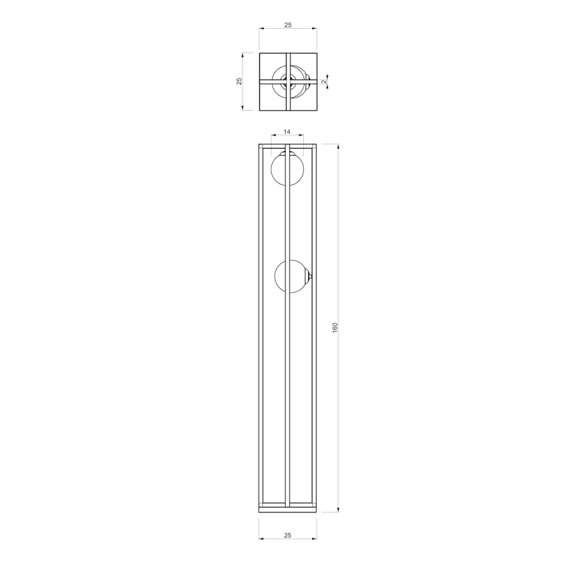 Lampa podłogowa DIEGO 2xE14 Lampa podłogowa DIEGO 2xE14