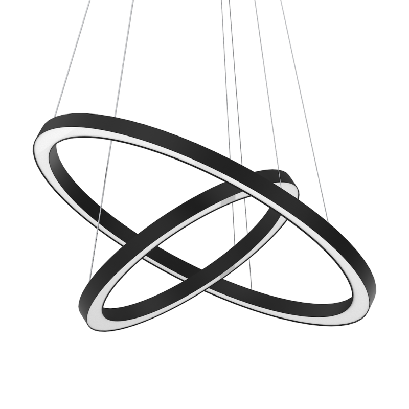 GALAXIA BLACK 46W LED pendant lamp GALAXIA BLACK 46W LED pendant lamp