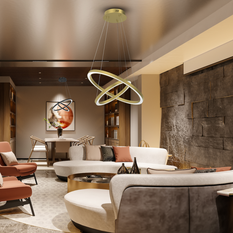 Lampa wisząca GALAXIA GOLD 46W LED Lampa wisząca GALAXIA GOLD 46W LED