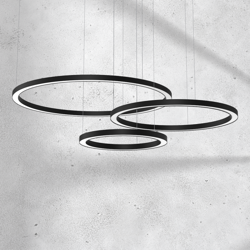GALAXIA BLACK 85W LED pendant lamp GALAXIA BLACK 85W LED pendant lamp