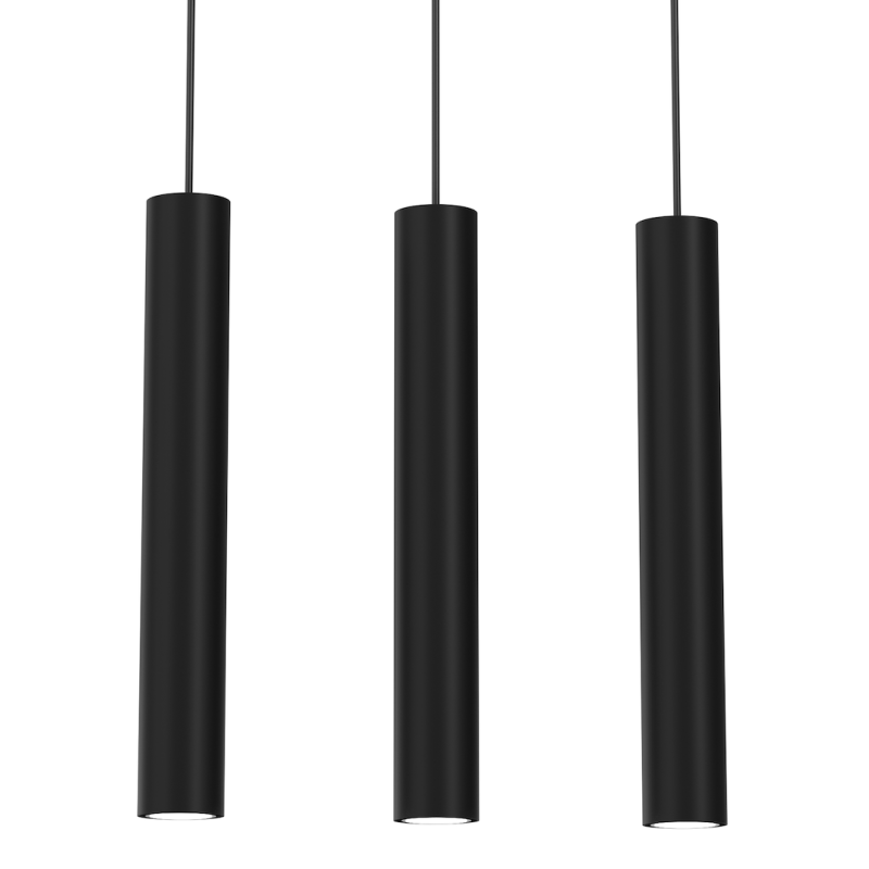 Lampa wisząca HUDSON BLACK 3xGU10 Lampa wisząca HUDSON BLACK 3xGU10