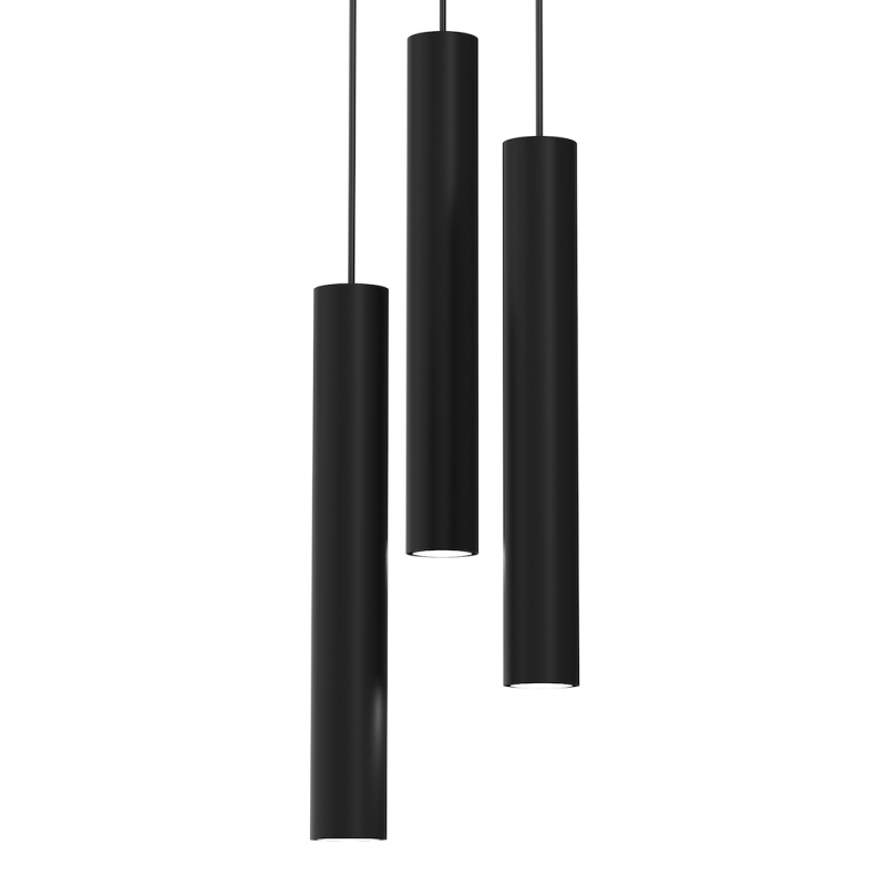 Lampa wisząca HUDSON BLACK 3xGU10 Lampa wisząca HUDSON BLACK 3xGU10