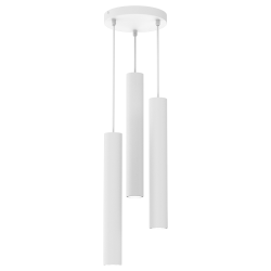 HUDSON WHITE Pendant Lamp 3xGU10