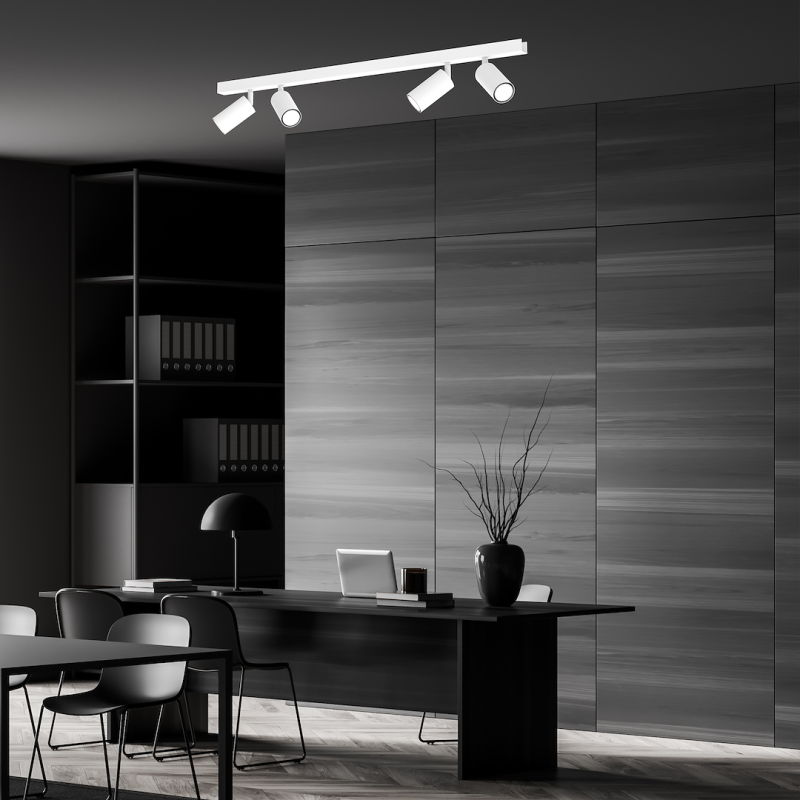 Lampa sufitowa Hudson 4xGU10 Biały Lampa sufitowa Hudson 4xGU10 Biały