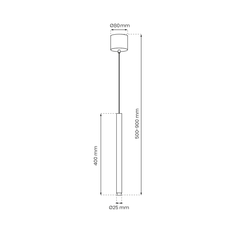 Lampa wisząca MONZA BLACK 1xG9 max 8W LED Lampa wisząca MONZA BLACK 1xG9 max 8W LED