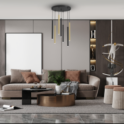 Lampa wisząca MONZA BRASS 7xG9 max 8W LED Lampa wisząca MONZA BRASS 7xG9 max 8W LED