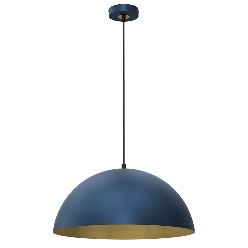 Lampa wisząca BETA NAVY BLUE/GOLD 1xE27 45cm Lampa wisząca BETA NAVY BLUE/GOLD 1xE27 45cm