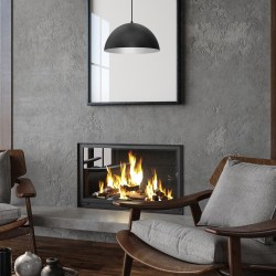 Lampa wisząca BETA BLACK/WHITE 1xE27 35cm Lampa wisząca BETA BLACK/WHITE 1xE27 35cm