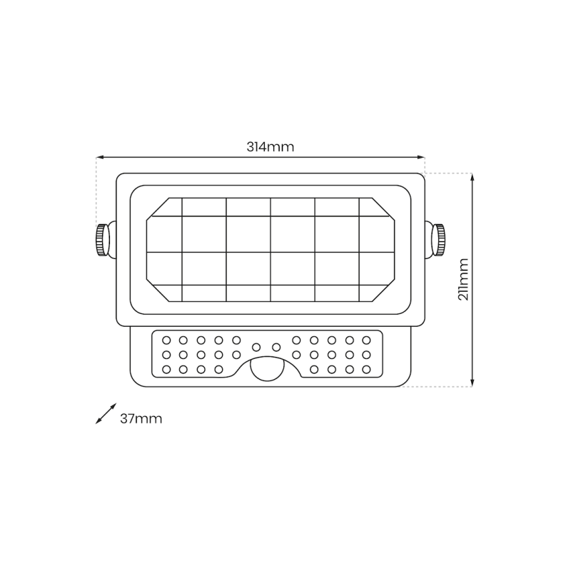 Naświetlacz Solarny Epad 10W 1150lm 4000K Naświetlacz Solarny Epad 10W 1150lm 4000K