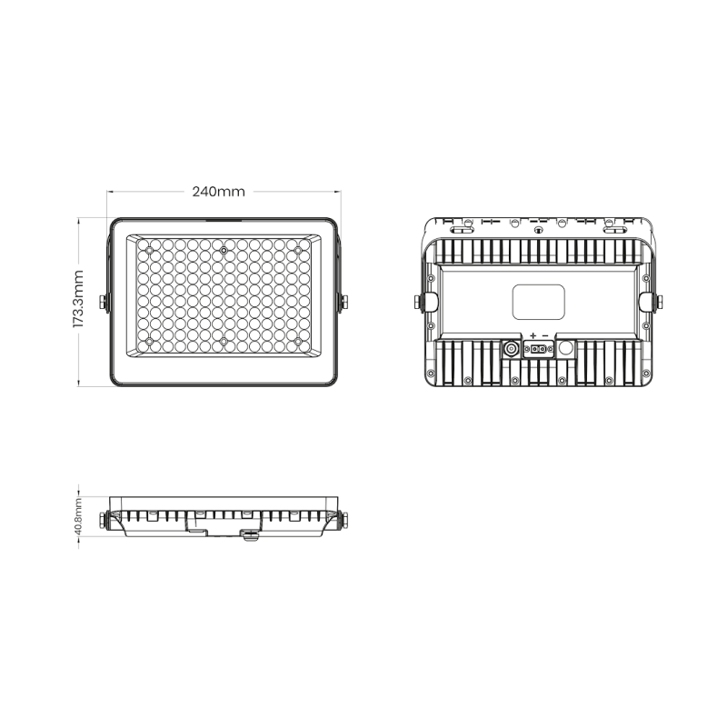 Naświetlacz Solarny Fokus 100W 1300lm 6000K Naświetlacz Solarny Fokus 100W 1300lm 6000K