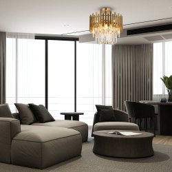 Lampa sufitowa ASPEN GOLD 6xE14 Lampa sufitowa ASPEN GOLD 6xE14