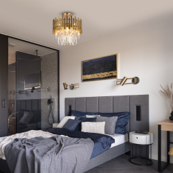 Стельова лампа ASPEN GOLD 6xE14 Стельова лампа ASPEN GOLD 6xE14