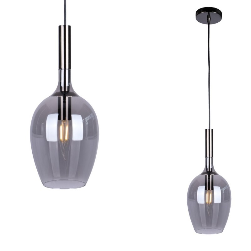 Lampa wisząca LUGANO SMOKED 1xE14 Lampa wisząca LUGANO SMOKED 1xE14