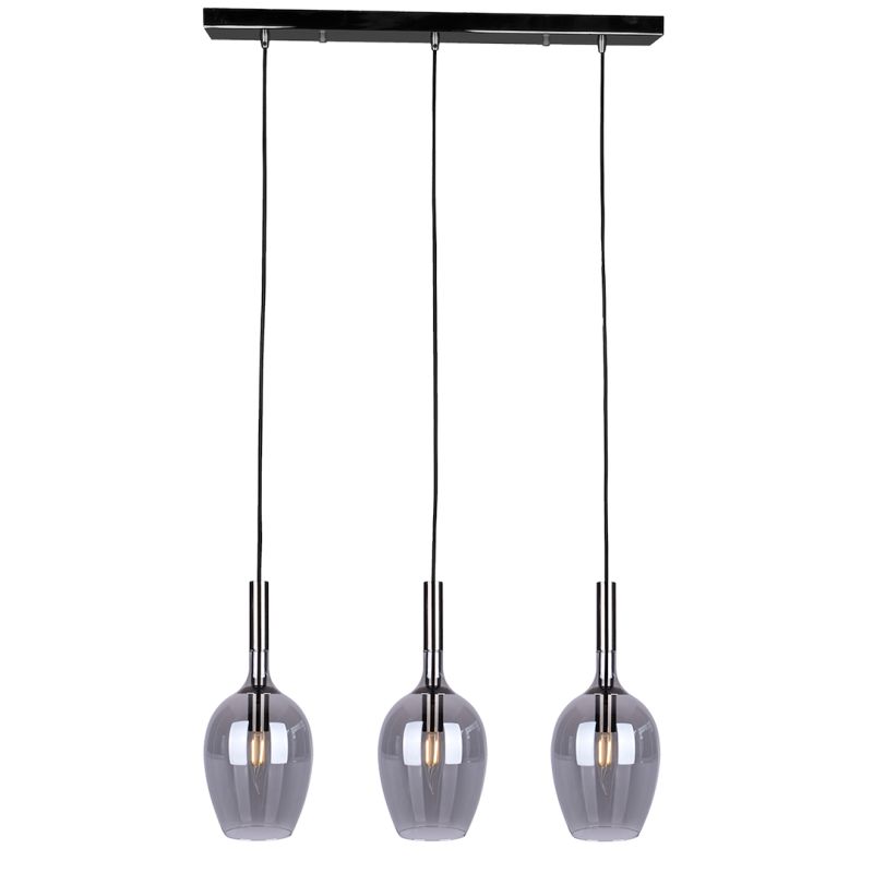 Lampa wisząca LUGANO SMOKED 3xE14 Lampa wisząca LUGANO SMOKED 3xE14