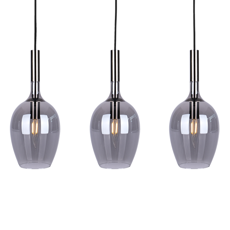 Lampa wisząca LUGANO SMOKED 3xE14 Lampa wisząca LUGANO SMOKED 3xE14
