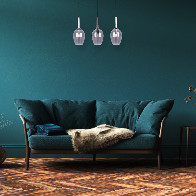 Lampa wisząca LUGANO SMOKED 3xE14 Lampa wisząca LUGANO SMOKED 3xE14