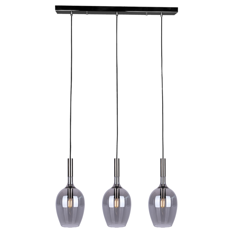 Lampa wisząca LUGANO SMOKED 3xE14 Lampa wisząca LUGANO SMOKED 3xE14