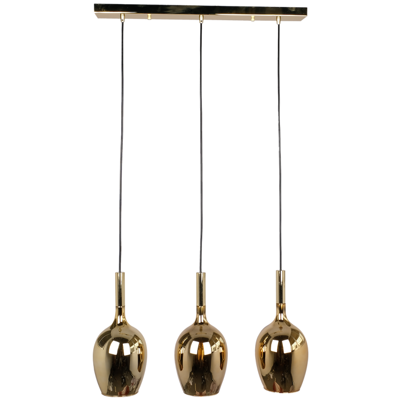Lampa wisząca LUGANO GOLD 3xE14 Lampa wisząca LUGANO GOLD 3xE14