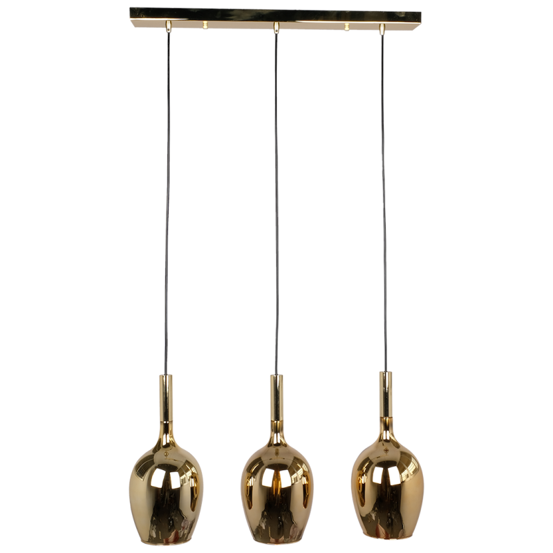 Lampa wisząca LUGANO GOLD 3xE14 Lampa wisząca LUGANO GOLD 3xE14