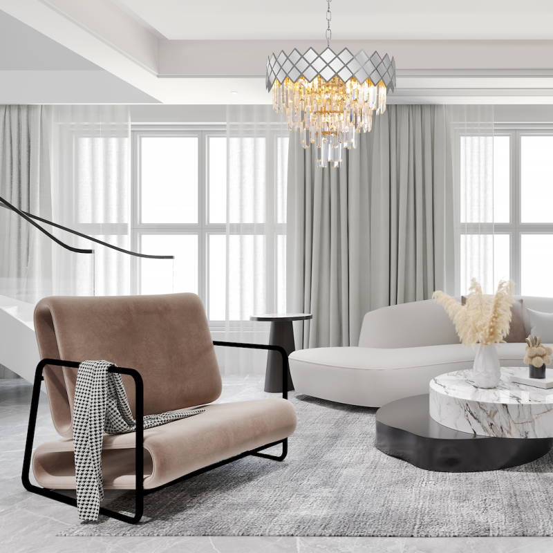 CARISMA CHROME Chandelier 9xE14 CARISMA CHROME Chandelier 9xE14