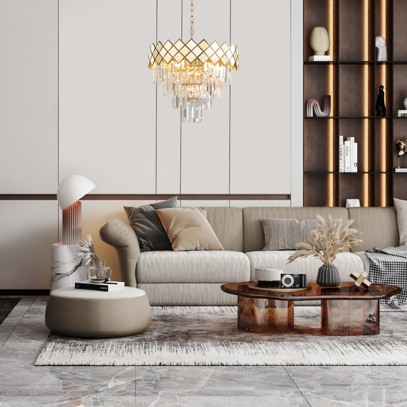 Żyrandol CARISMA GOLD 9xE14 Żyrandol CARISMA GOLD 9xE14