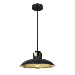 Lampa wisząca FELIX BLACK/GOLD 1xE27 Lampa wisząca FELIX BLACK/GOLD 1xE27
