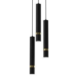 Lampa wisząca JOKER BLACK/GOLD 3xGU10 Lampa wisząca JOKER BLACK/GOLD 3xGU10