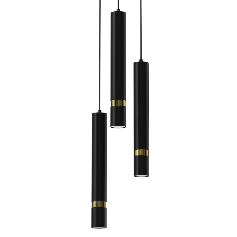 Lampa wisząca JOKER BLACK/GOLD 3xGU10 Lampa wisząca JOKER BLACK/GOLD 3xGU10