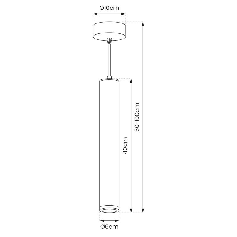 Lampa wisząca PORTER WHITE 1xGU10 Lampa wisząca PORTER WHITE 1xGU10