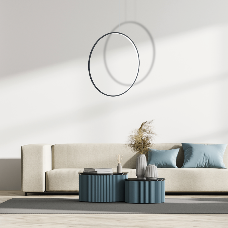 Saturno Black 46W LED Pendant Lamp Saturno Black 46W LED Pendant Lamp