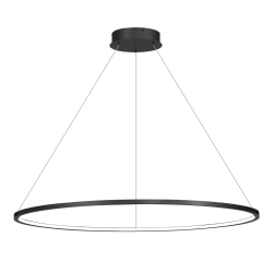 Saturno Black 57W LED pendant lamp