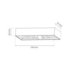 Lampa Solarna Brick 6W 800lm 4000K Lampa Solarna Brick 6W 800lm 4000K