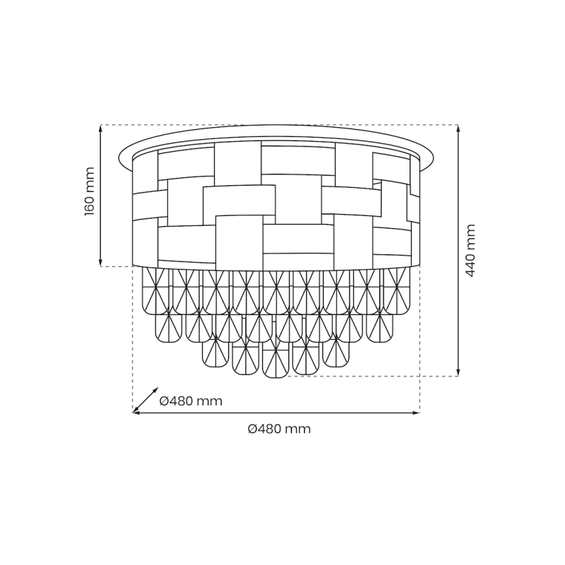 LUXURIA Ceiling Light 9xE14 LUXURIA Ceiling Light 9xE14