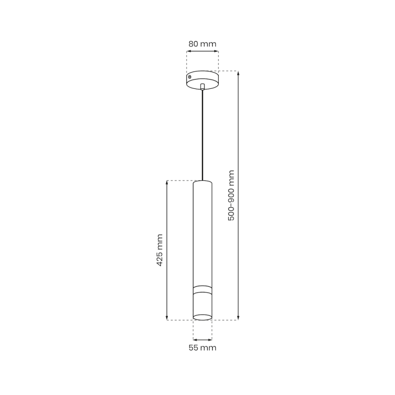 Lampa wisząca JOKER INOX 1xGU10 Lampa wisząca JOKER INOX 1xGU10