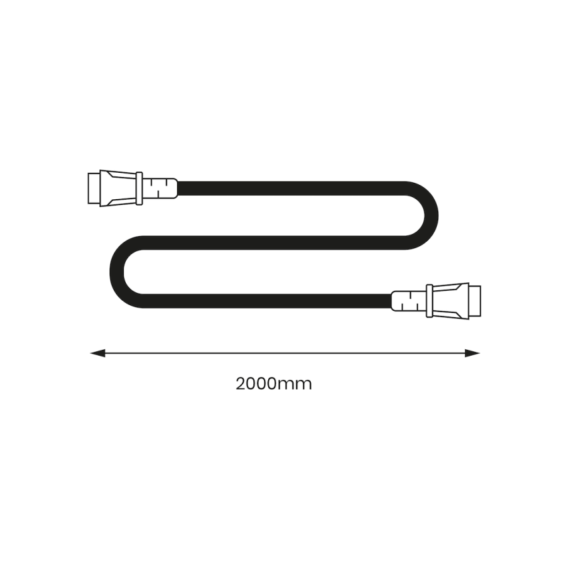 Kabel przedłużający do Fokus 100W - 2m Kabel przedłużający do Fokus 100W - 2m