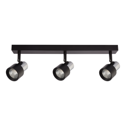 Lampa Sufitowa Cino 3xGU10 Czarny + Chrom Lampa Sufitowa Cino 3xGU10 Czarny + Chrom