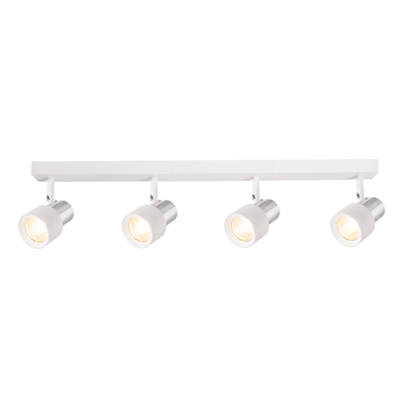 Lampa Sufitowa Cino 4xGU10 Biały + Chrom Lampa Sufitowa Cino 4xGU10 Biały + Chrom