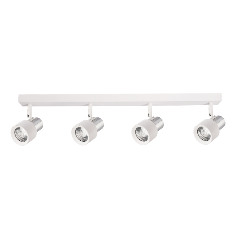 Lampa Sufitowa Cino 4xGU10 Biały + Chrom Lampa Sufitowa Cino 4xGU10 Biały + Chrom