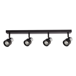 Lampa Sufitowa Cino 4xGU10 Czarny + Chrom Lampa Sufitowa Cino 4xGU10 Czarny + Chrom