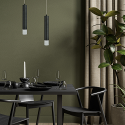 Lampa wisząca TUBI BLACK 1xGU10 Lampa wisząca TUBI BLACK 1xGU10