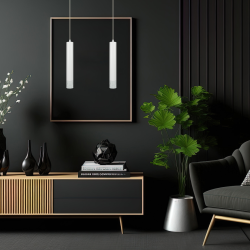 Lampa wisząca TUBI WHITE 1xGU10 Lampa wisząca TUBI WHITE 1xGU10