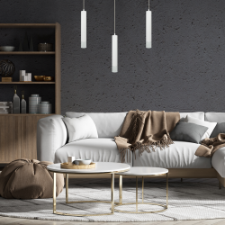 Lampa wisząca TUBI WHITE 1xGU10 Lampa wisząca TUBI WHITE 1xGU10